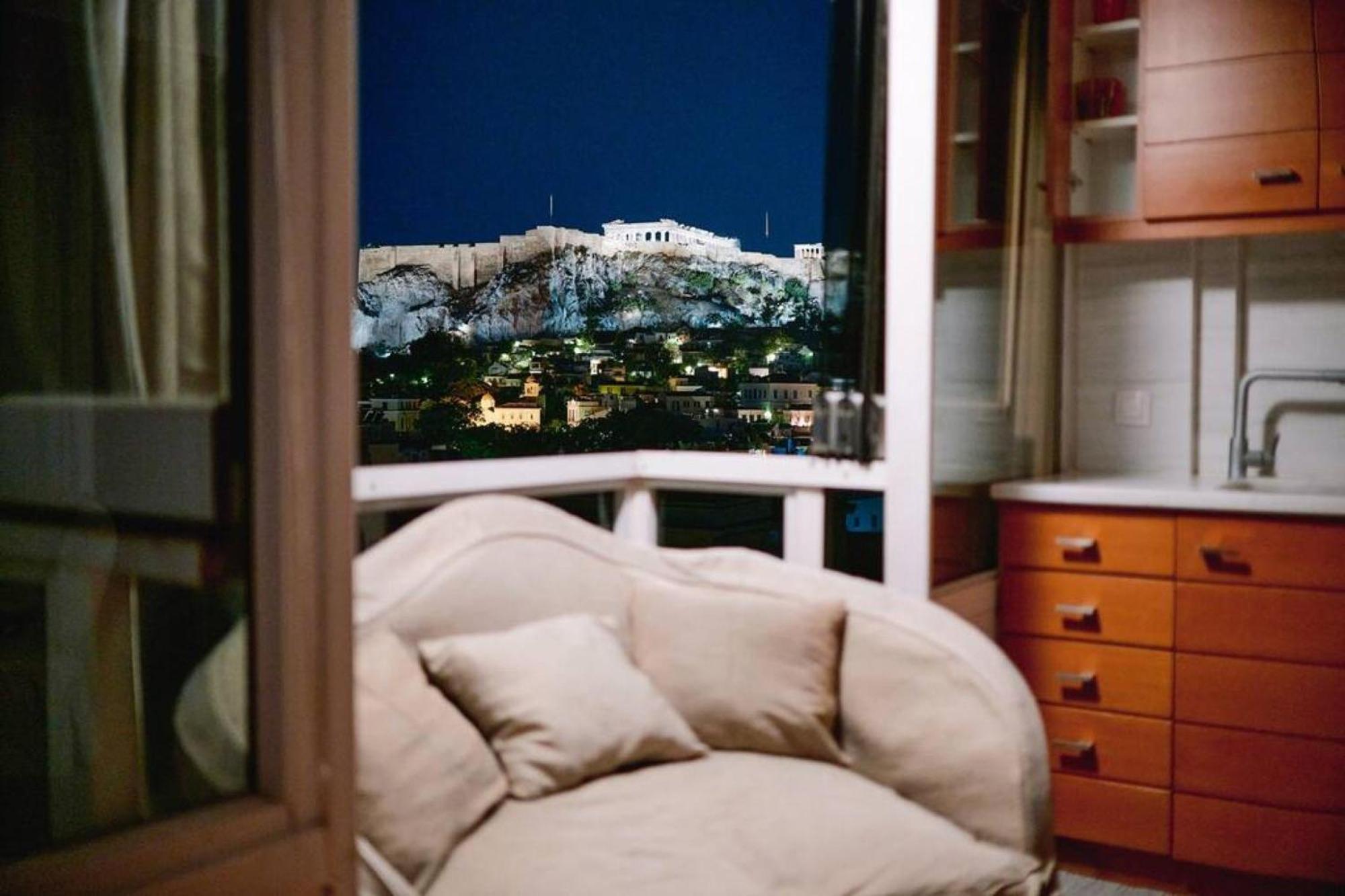 360 View In Roof Top Appartment With Patio Athens Ngoại thất bức ảnh