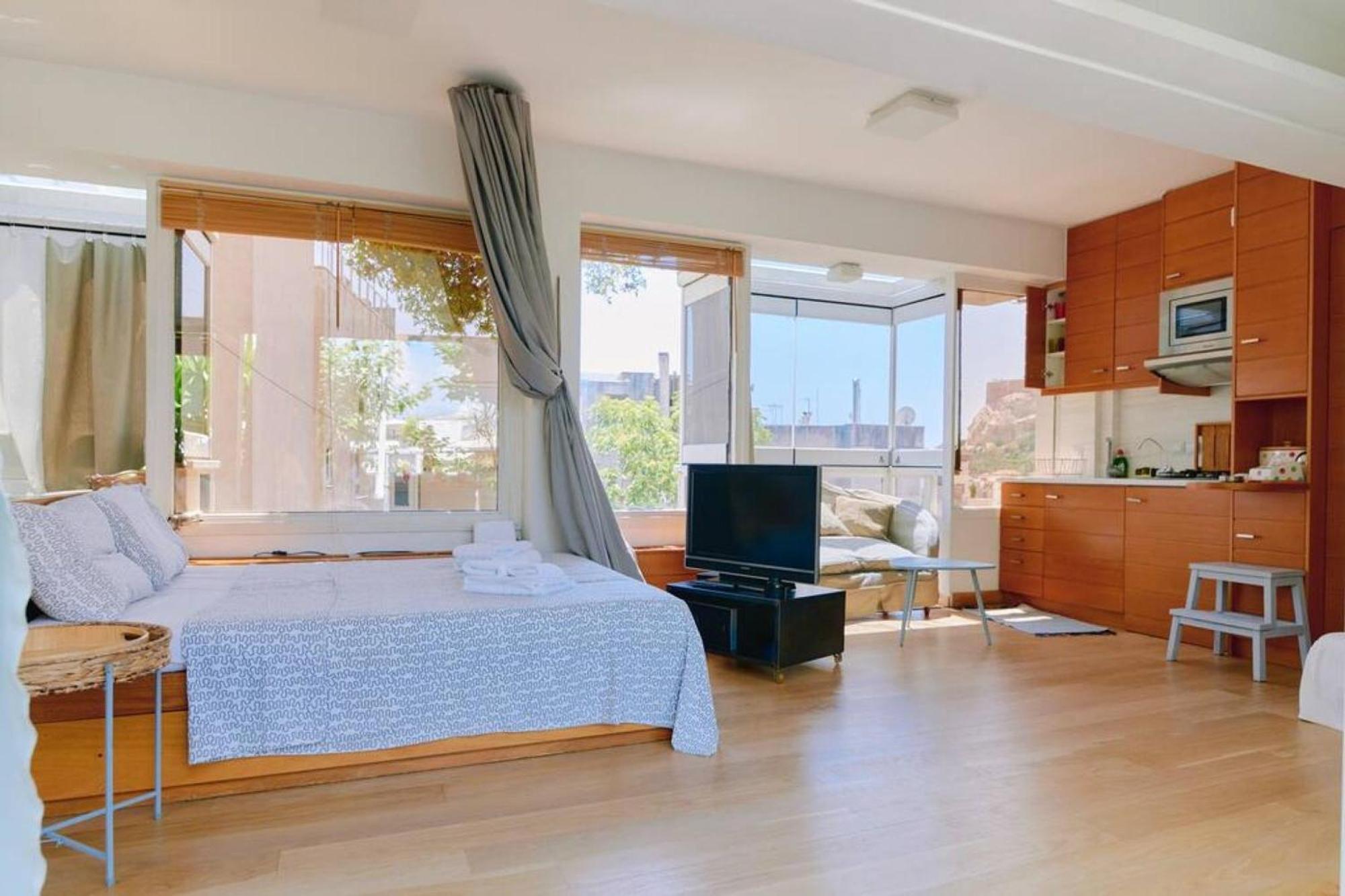 360 View In Roof Top Appartment With Patio Athens Ngoại thất bức ảnh